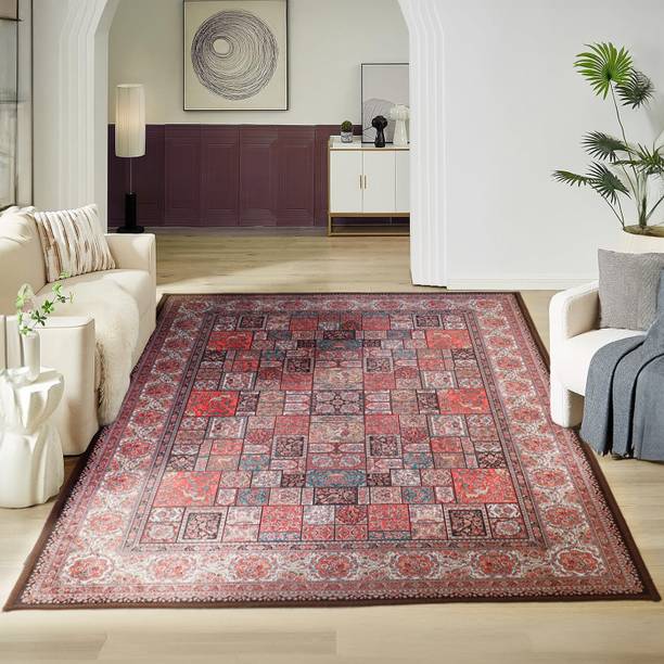 STATUS 120 cm  X 180 cm Velvet Carpet