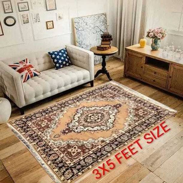 BRIGHT CARPET INDUSTRIES 3 ft  X 5 ft Acrylic Carpet