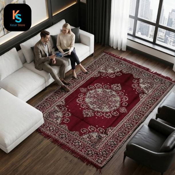 Kesar Store 120 cm  X 175 cm Velvet Carpet
