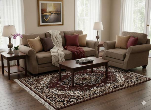HouseOfCommon 6.5 ft  X 4 ft Acrylic Carpet