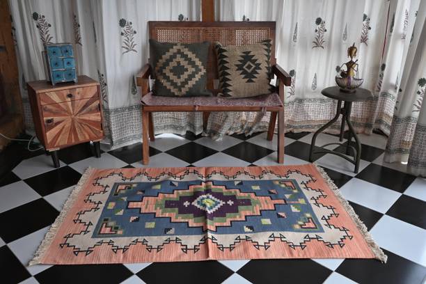 rugmoda 152 cm  X 182 cm Cotton Area Rug