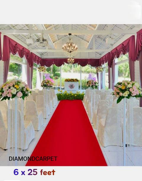 DIAMONDCARPET 6 ft  X 25 ft Acrylic Carpet