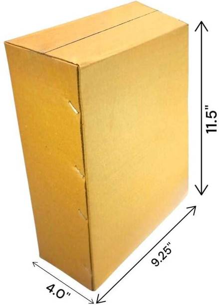 UNICRO Corrugated Craft Paper 3 Ply Cartoon (9.25"x4.0"x11.5") Packaging Box