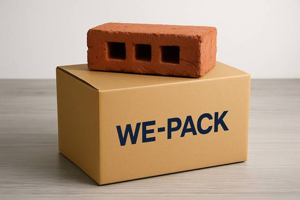 WE PACK Corrugated Cardboard Moving, Storage, Courier, Parcel, Home Shifting Packaging Box
