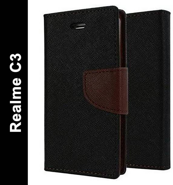 Wristlet Flip Cover for Realme C3