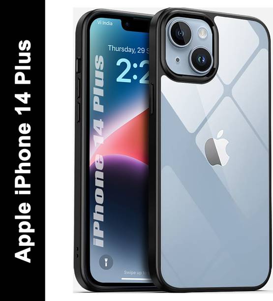SQUIF Bumper Case for Apple iPhone 14 Plus Cover with Crystal Clear Back and Camera Protection