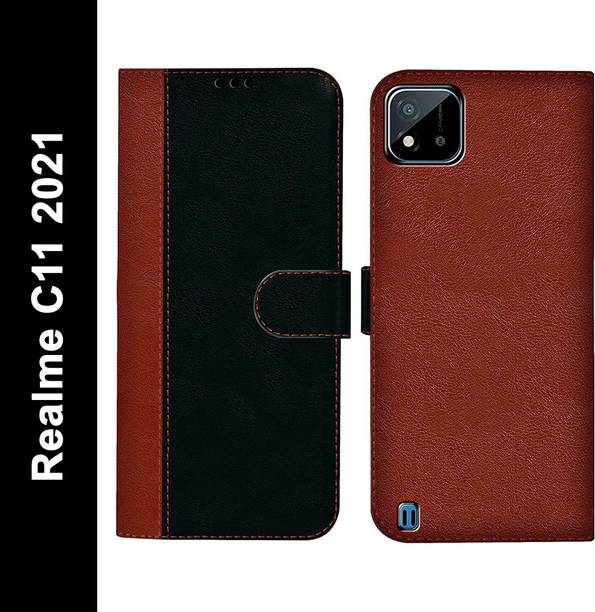 Mycos Flip Cover for Realme C11 2021