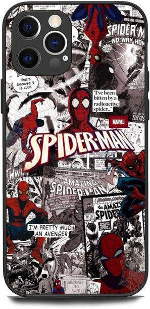Thecoverking Back Cover for Apple iPhone 12 Pro Max (SPIDERMAN, AVENGER, MARVEL, SUPERHERO)