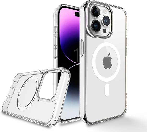 Caseex Back Cover for Apple iPhone 14 Pro, Caseex Clear Magnetic Hard PC Case for iPhone 14 Pro