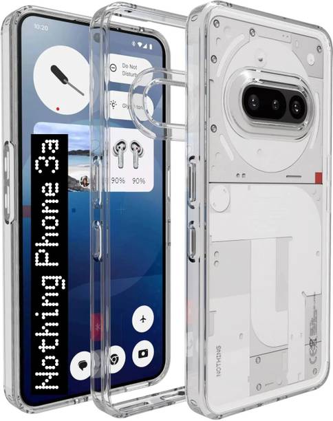 THE MAHARAJA Back Cover for Case Nothing Phone 3a (Clear PC+ Transparent TPU Bumper)