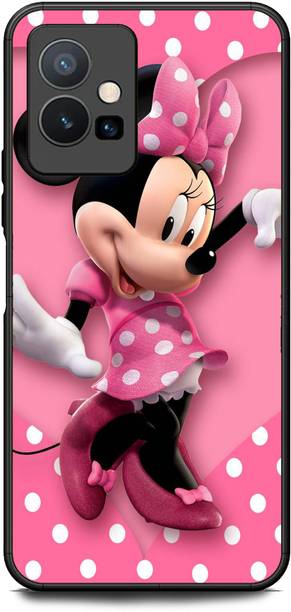Thecoverking Back Cover for Vivo Y75 5G, MICKEY MOUSE, MINNIE MOUSE, CARTOON, ANIME