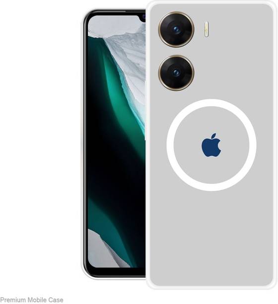 ORBIQE Back Cover for Vivo V29E 5G WHITE, SHADE, APPLE, LOGO, DESIGN