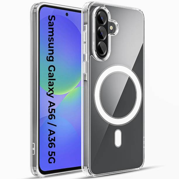 LOGELI Back Cover for Samsung Galaxy A36 5G / A56 5G, Mag-Safe Shockproof Protective Case Magnetic Support