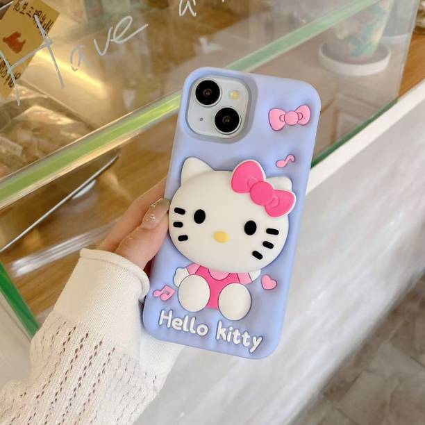 COVERLOGY Back Cover for iphone 16, sky blue new kitty