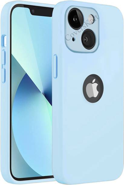 मोबीलुक्स Back Cover iPhone 13, Original Silicone Logo Cut Shockproof Full Body Protection Case के लिए