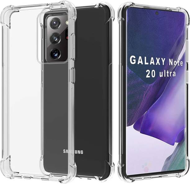 CLOVYR Back Cover for Samsung Galaxy Note 20 Ultra Bumper Silicon Transparent Case