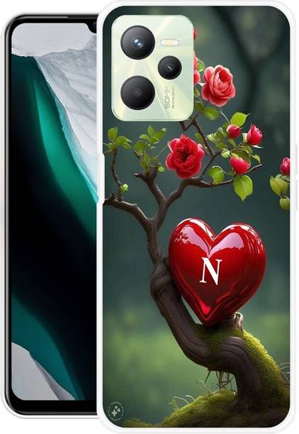 3D U PRINT Back Cover for Realme C35,RMX3511, N LETTER,N NAME,N WORD,N ALPHABET