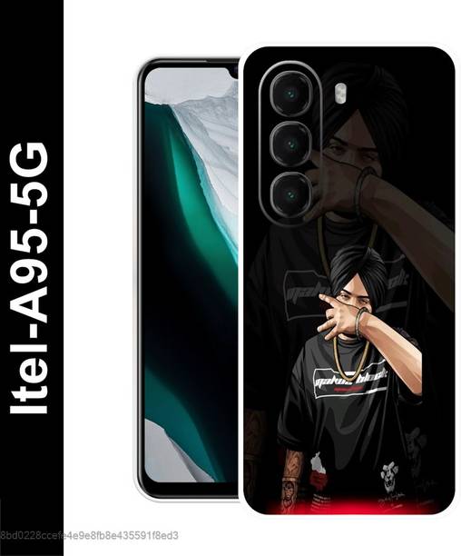 Bluvver Back Cover for Itel A95 5G, Sidhu Moose wala back cover