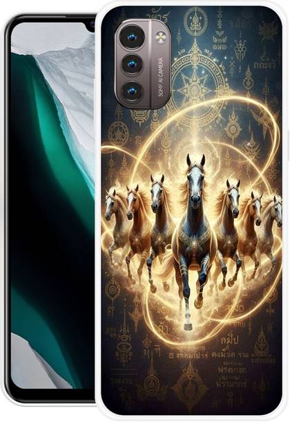 DBR SAFE Back Cover for Nokia G21, TA-1418, seven horses, Vastu Shastra