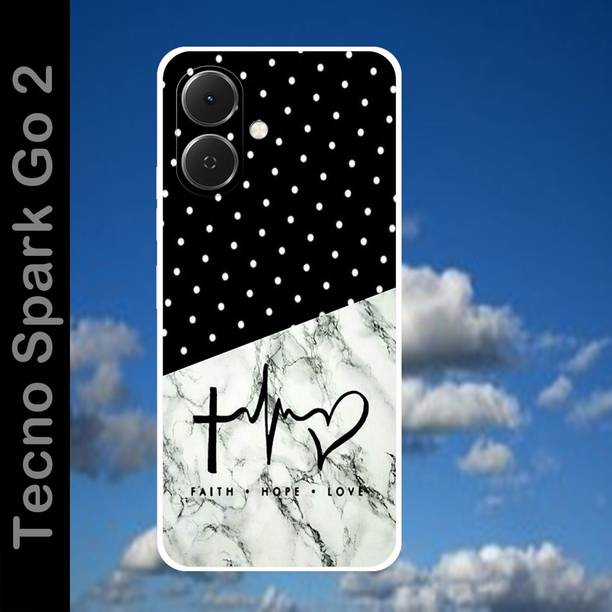 KN Craftking Back Cover for Tecno Spark Go 2, Tecno Spark Go 2 Back Cover( Unbreakable Case, Camera Bump Protector)