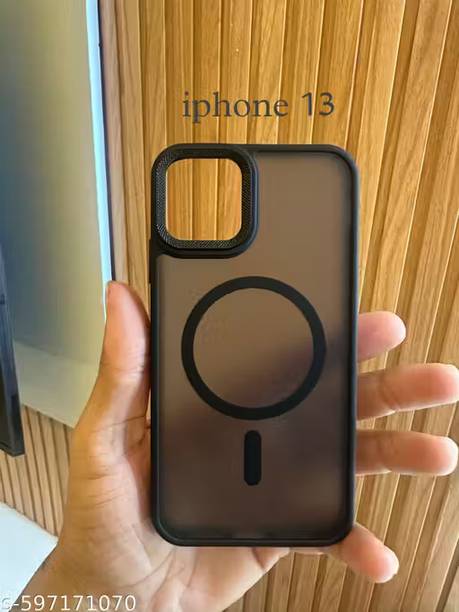 देप्लस Apple iPhone 13/14 ( Frosted Matte Finish | Slim Protective Case with Mag-Saf Support के लिए