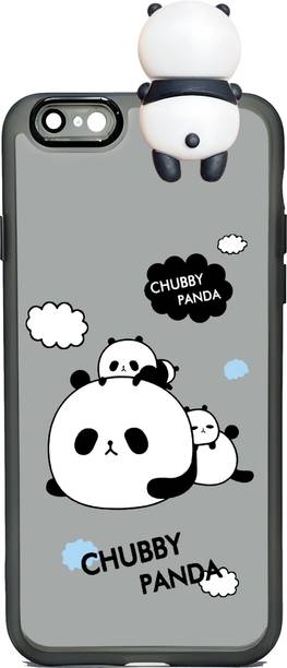 Casebuuddy Back Cover for Apple iPhone 6s Plus, Black Lens Panda Cover