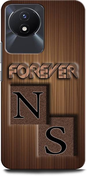 INTELLIZE Back Cover for VIVO Y02 2217 NS, N LOVE S, S LOVE N, N LETTER, S LETTER, NS NAME