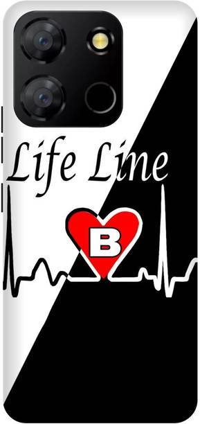 JUGGA Back Cover for itel A60, A662L, B, NAME, LETTER, ALPHABET, LIFELINE