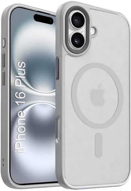 SnapWave Back Cover for Magsafe Matte Ring Case For Iphone 16 plus