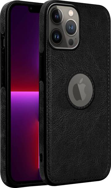 MagicTrap Back Cover for Apple iPhone 13 Pro Max Genuine Leather Finish Raised Edges for Camera & Screen Protection