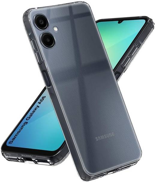 caseunik Back Cover for Samsung Galaxy M06 5G Transparent, Dual Protection, Pack of: 1