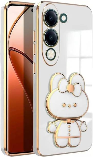 A3sprime Back Cover for vivo Y19e with Cute 3D Cartoon Shaped Folding Mobile Stand Holder