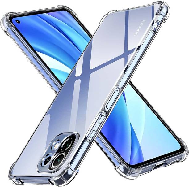 CLOVYR Back Cover for Xiaomi Mi 11 Lite NE 5G / Mi 11 Lite Bumper Silicon Transparent Case
