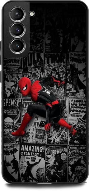 INDICRAFT Back Cover for SAMSUNG Galaxy S21 FE (SPIDERMAN, MASK, AVENGER, MARVEL, SUPERHERO )