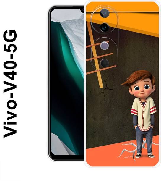 MASURA Back Cover for Vivo V40 5G, Funky, Boy, Cartoon, Anime, Design, 404