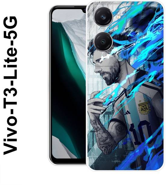 MASURA Back Cover for Vivo T3 Lite 5G, New, Cool, Funky, Lionel, Messi, 636
