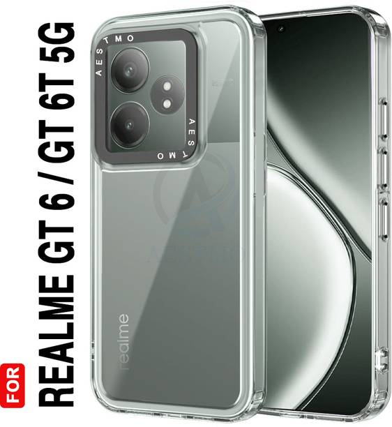 AESTMO Back Cover for Realme GT 6 5G, Realme GT 6T 5G