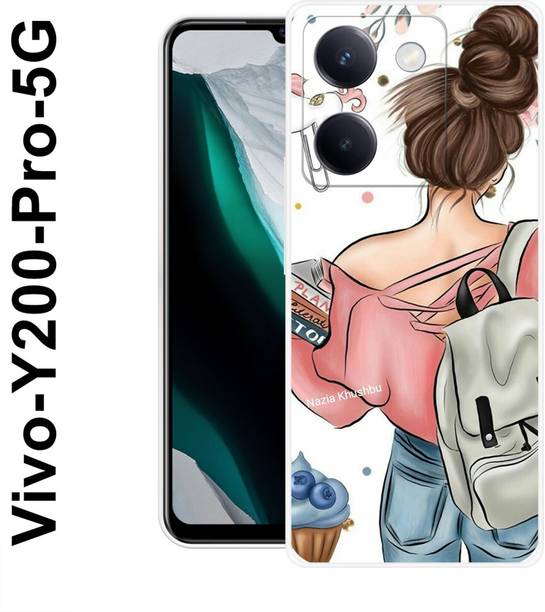 MOBIFLY Back Cover for Vivo Y200 Pro 5G, College, Girl, BTS, Funky, Trending, 222