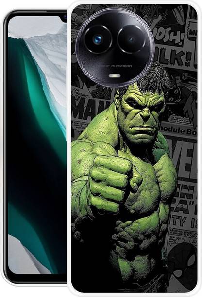 Rockyard Back Cover for Realme Narzo 60x, RMX3782, ANGRY, HULK, AVENGER, AVENGERS