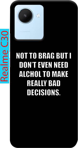 Azure Back Cover for Realme C30