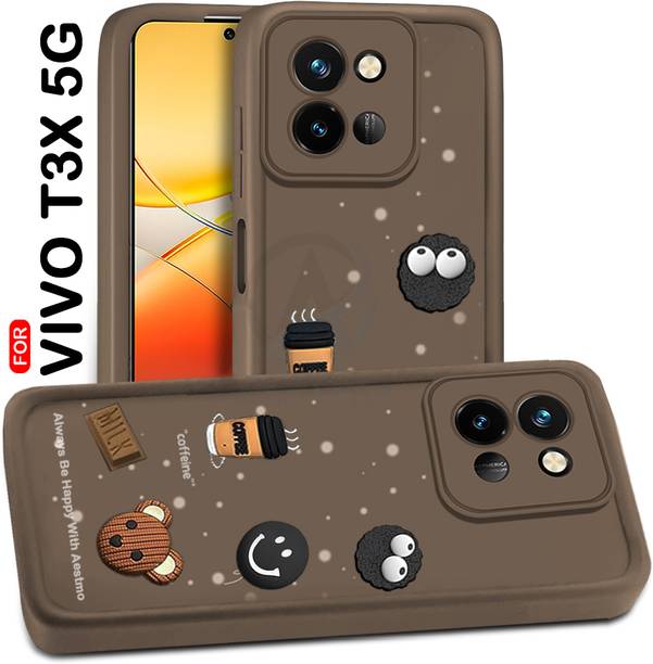 AESTMO Back Cover for Vivo T3X 5G