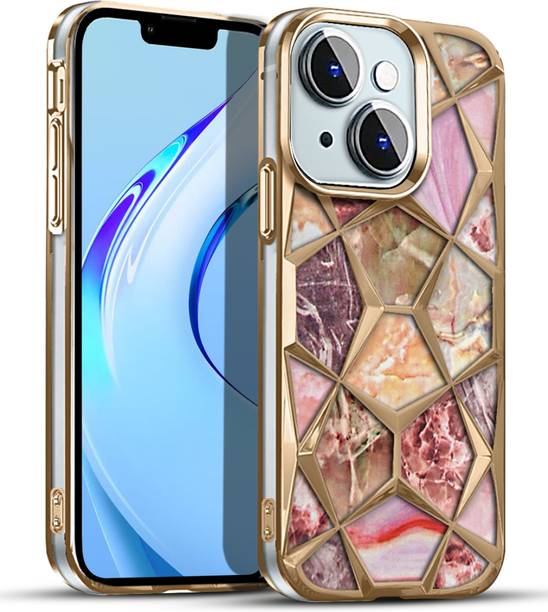 Coverskart Diamond Crome Back Cover for Apple iPhone 13, Camera Protection Electroplating Glitter Case