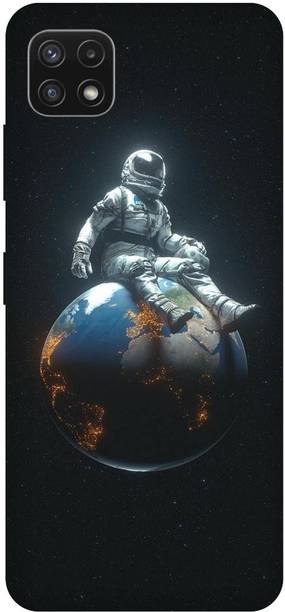 COVERJET Back Cover for Samsung A22 5G-ASTRONAUT- FUNKY- COMIC- SPACE