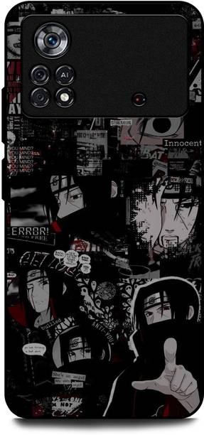 KEYCENT Back Cover for Poco X4 Pro GOKU, ANIME, VEGETA, NARUTO, KAKASHI, NEON