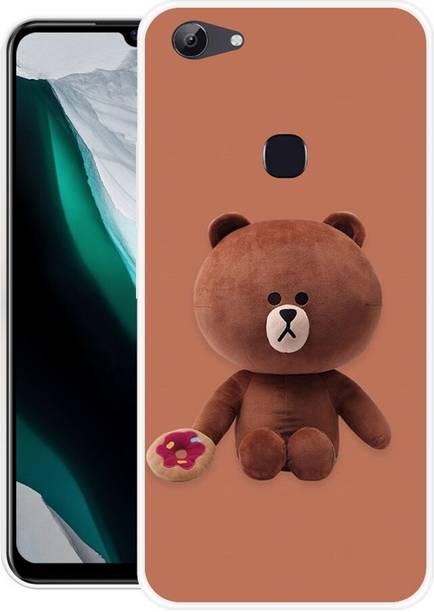 FRONK Back Cover for Vivo Y81, 1803, TEDDY, BEER, PANDA, BHALU, LOVE