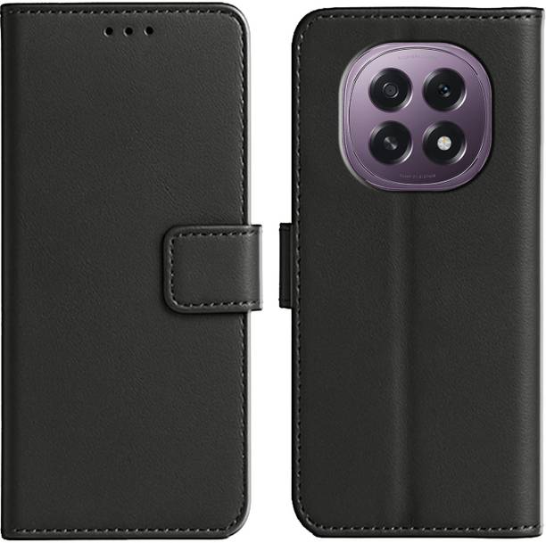 Ascensify Back Cover for Oppo F29 5G Premium PU Leather Flip Cover with Card Slots & Stand Feature