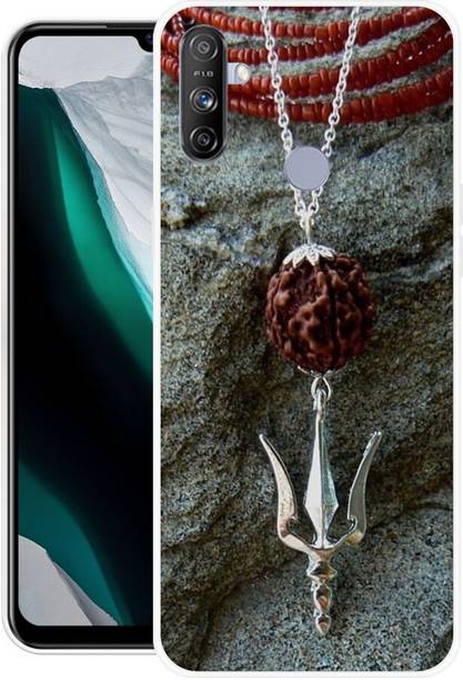 Rockyard Back Cover for Realme Narzo 20A, RMX2050, RUDRAKSH, TRISHOOL