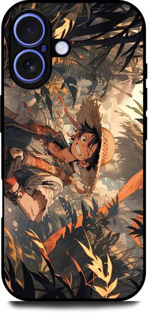 INDICRAFT Back Cover for APPLE iPhone 16 (LUFFY, SMILE, ANIME, CARTOON )
