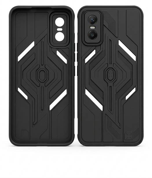 FOUR U COVER Back Cover for INFINIX GT 30 PRO 5G (Black)