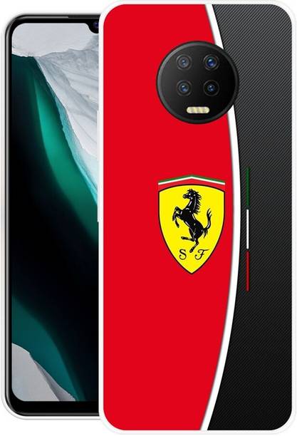 DIKRO Back Cover for Infinix Note 7, X690B, FERRARI, CAR, SIGN,